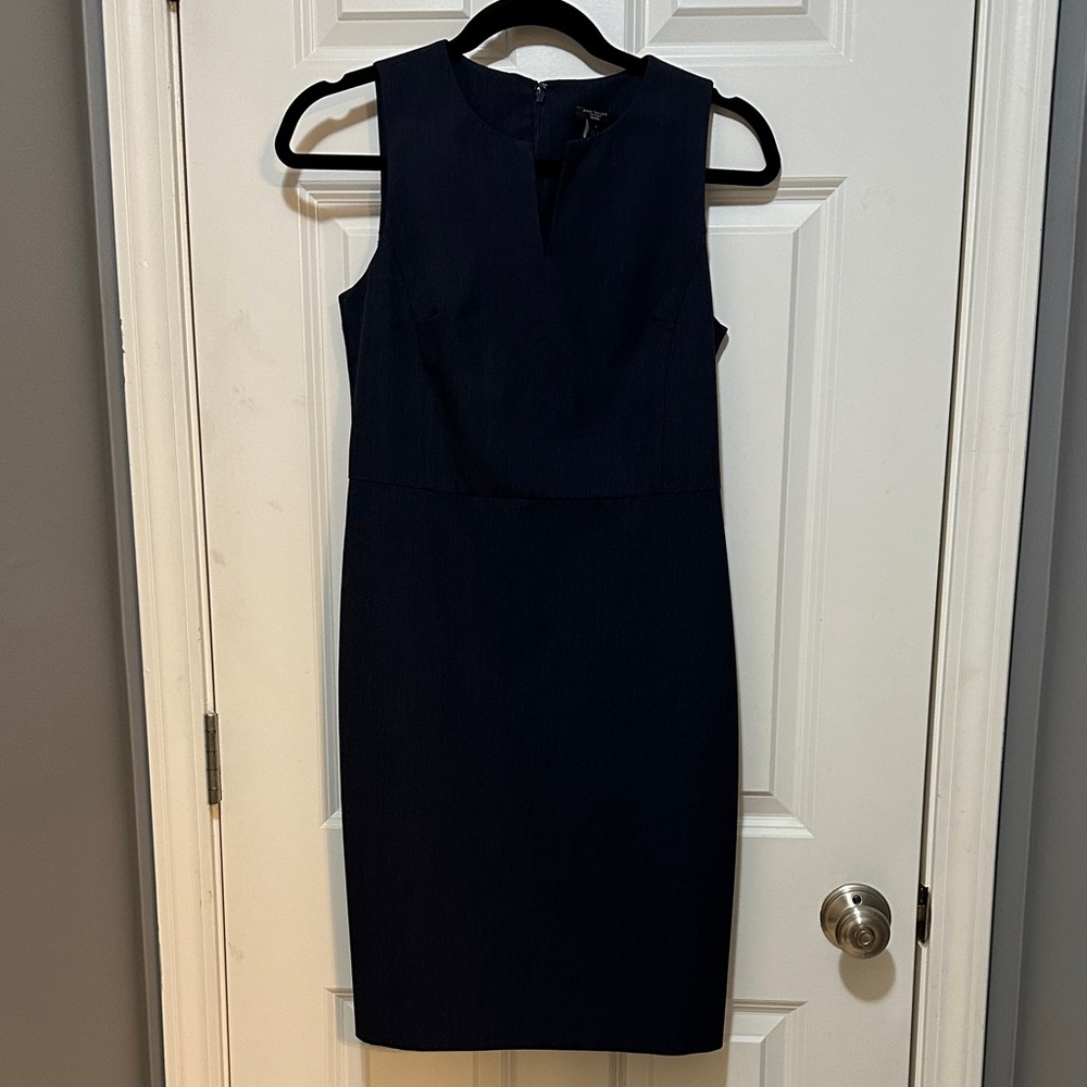 Ann Taylor Factory Navy Sleeveless Mini Dress